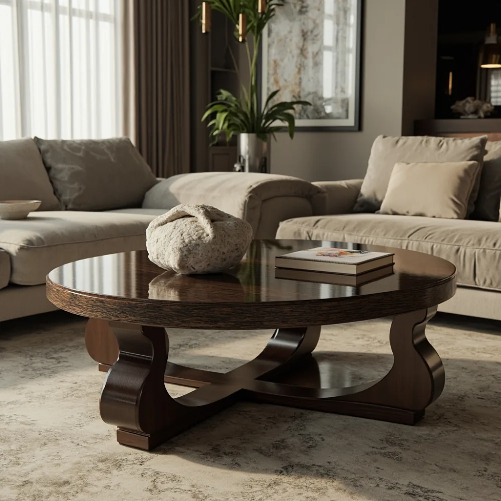 Meja kopi bdFv American-style in a Malaysian terrace living room