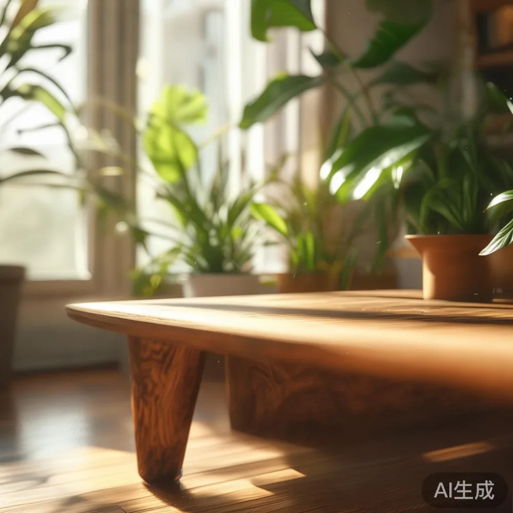 Apa Sebenarnya Yang Mempengaruhi Harga Perabot Kayu Pepejal — corner of a small condo apartment with wooden fl