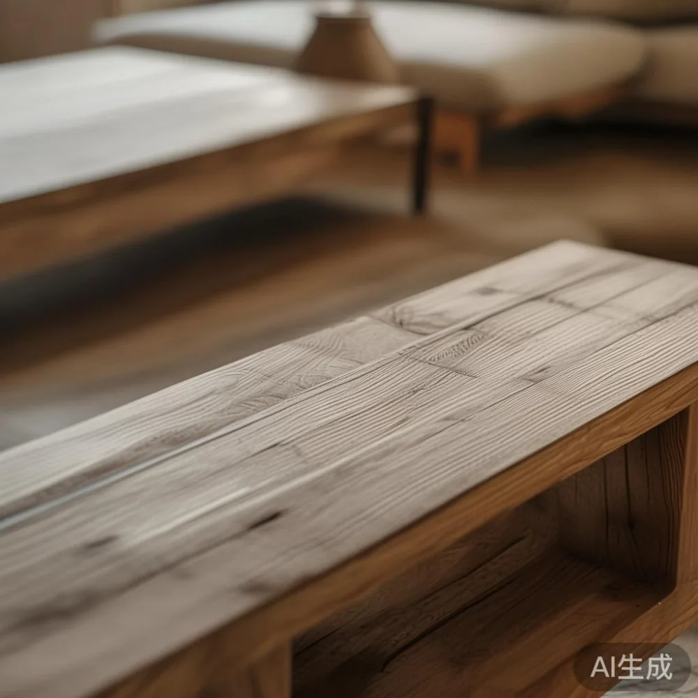Apa Sebenarnya Yang Menentukan Harga Perabot Kayu Pepejal? — close-up of the grain and joinery detail, shallo