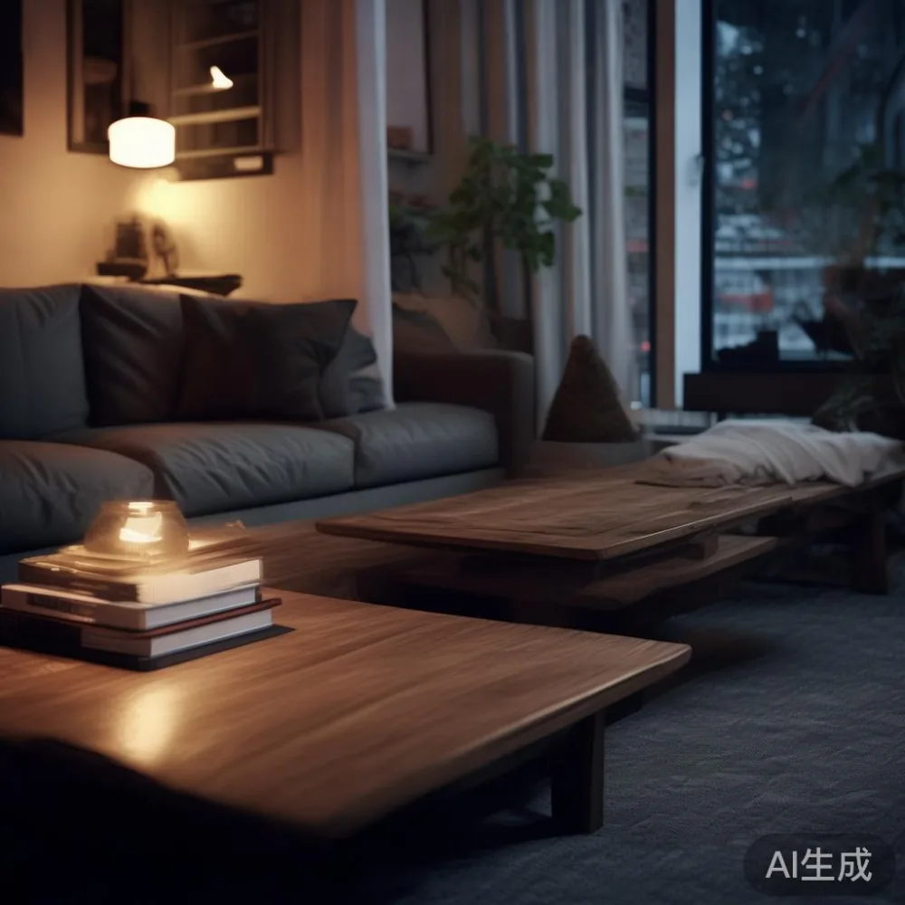 Apa Yang Anda Perlukan Tahu Sebelum Membeli Sofa Yang Anda Tidak Boleh — room setting at dusk with warm lamp light, film 