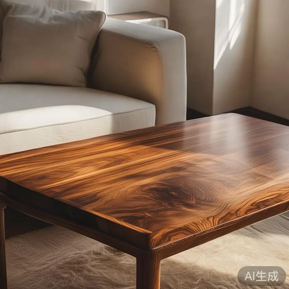Apa Yang Sebenarnya Mempengaruhi Harga Perabot Kayu Pepejal Di Malaysi — staged against a plain wall with a linen sofa ne