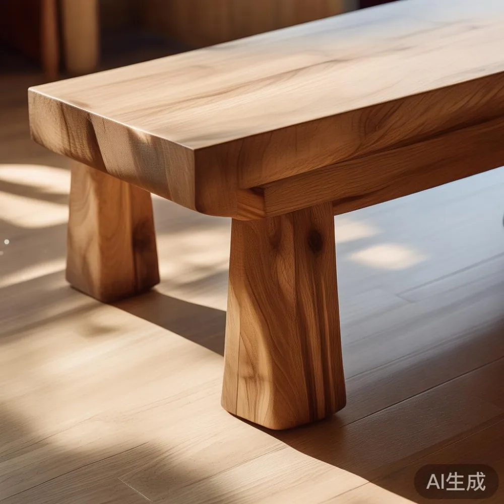 Apa Yang Sebenarnya Mempengaruhi Harga Perabot Kayu Pepejal Di Malaysi — detail of the base and leg construction on a bed