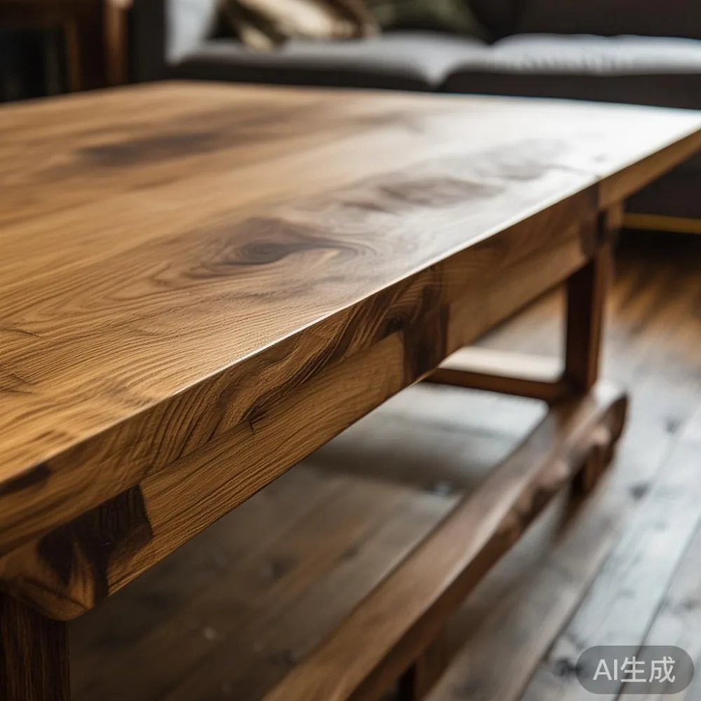 Apa Yang Sebenarnya Mentukan Harga Perabot Kayu Pepejal Di Malaysia — close-up of the grain and joinery detail, shallo