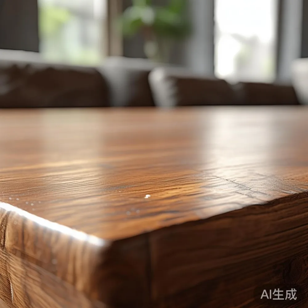 Panduan Lengkap Memadankan Perabot dengan Interior Warm Minimal untuk  — close-up of the grain and joinery detail, shallo