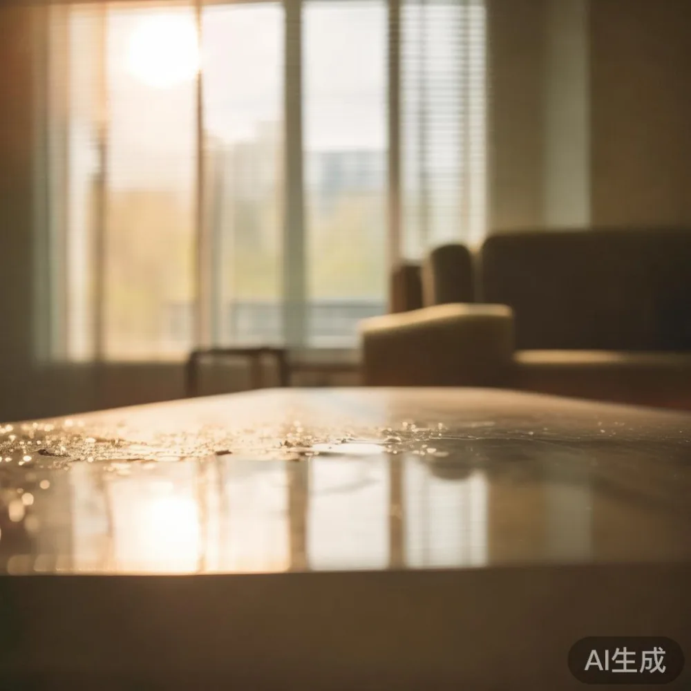 Cara Menjaga Permukaan Lakuer Meja Kopi Anda di Iklim Malaysia — in a sunlit Singapore HDB living room, morning l