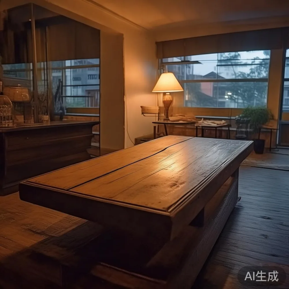 Cara Posting: Menjaga Permukaan Lakuer Kopi Anda Di Iklim Lembap Malay — room setting at dusk with warm lamp light, film 