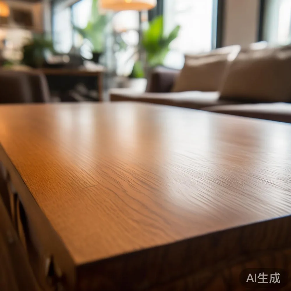 Cara Posting: Menjaga Permukaan Lakuer Kopi Anda Di Iklim Lembap Malay — close-up of the grain and joinery detail, shallo
