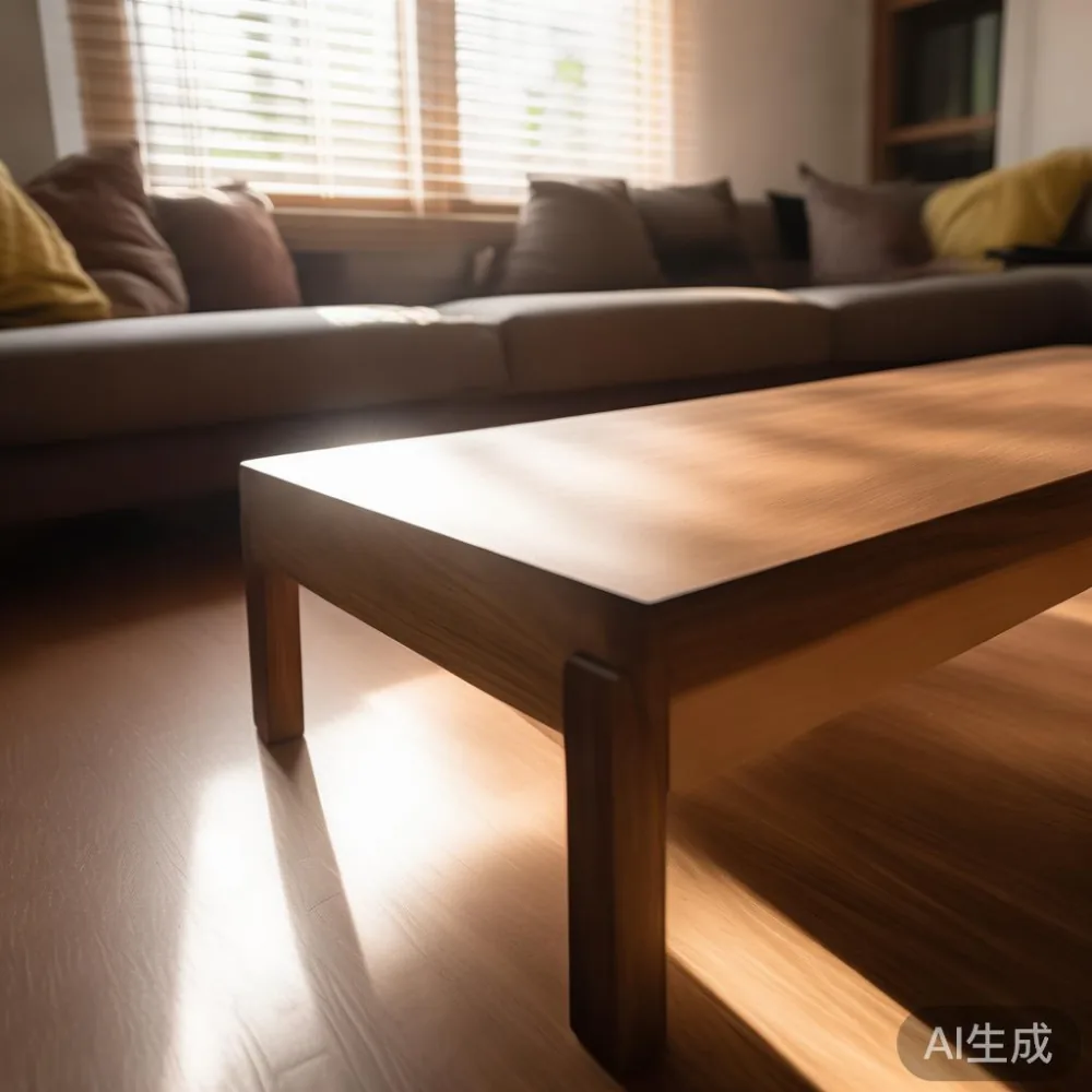 Cara Padankan Perabot Kayu Pepejal dengan Hangat Minimal di Kondominiu — in a sunlit Singapore HDB living room, morning l