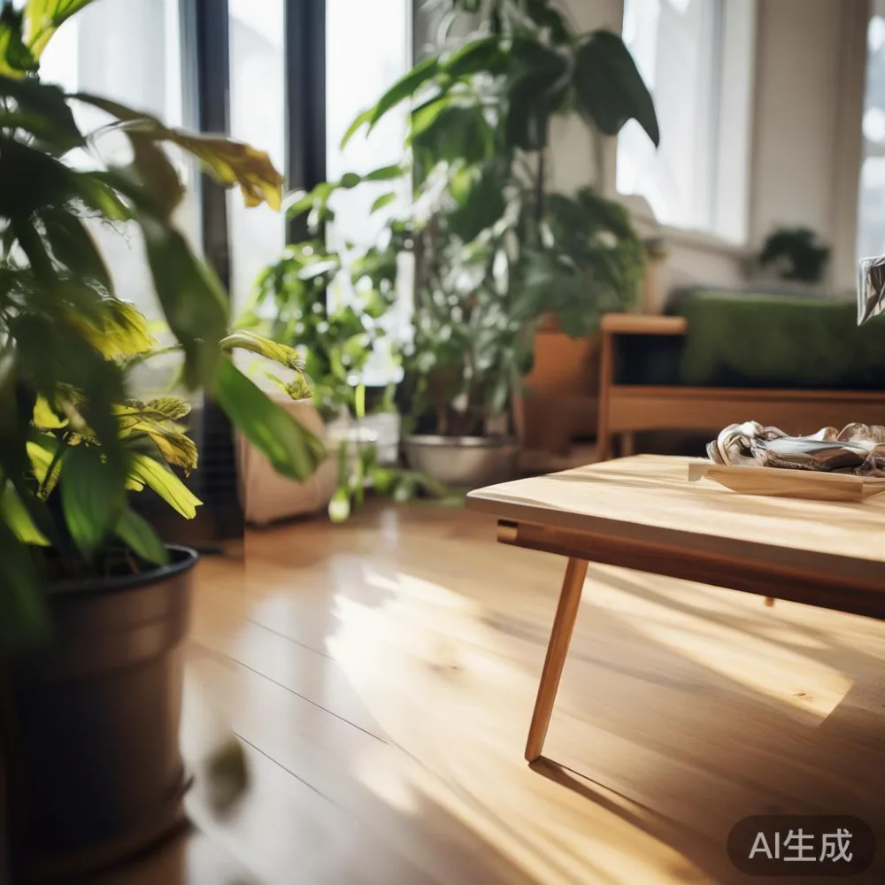 Coffee Table MY: Realiti Penghantaran dan Pemasangan Perabot Dalam Tal — corner of a small condo apartment with wooden fl