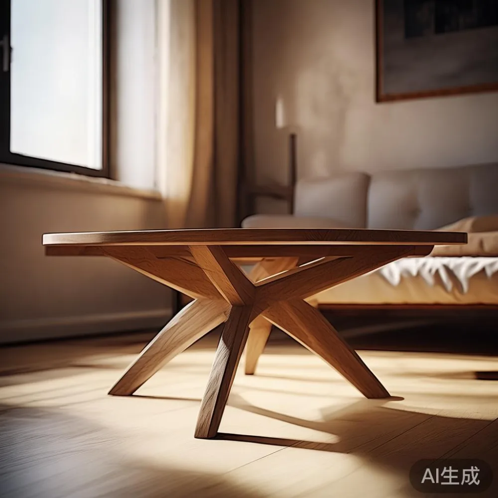 Coffee Table MY: Realiti Penghantaran dan Pemasangan Perabot Dalam Tal — detail of the base and leg construction on a bed