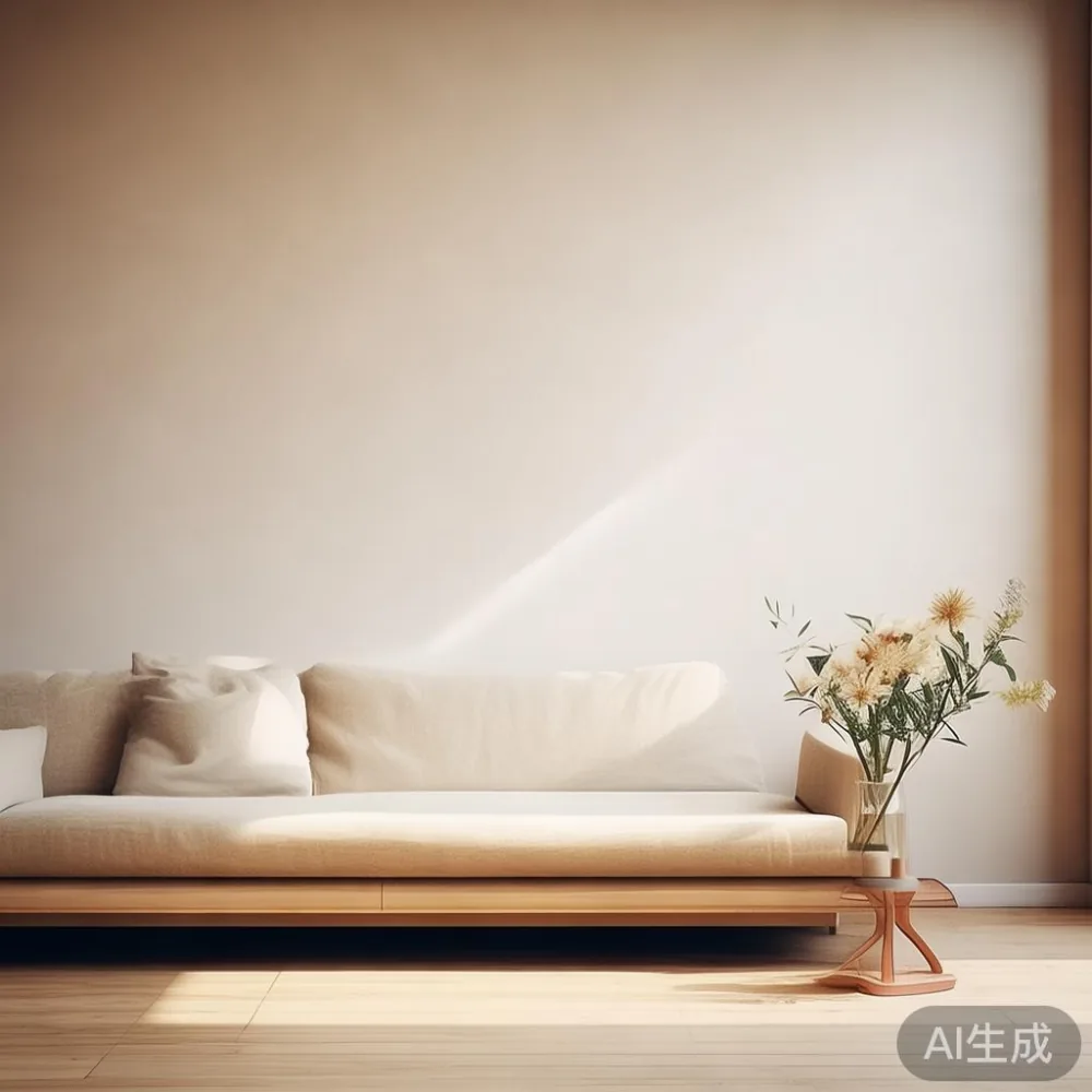 Gaya Kondominium Kecil Anda Supaya Tidak Berasa Sesak — staged against a plain wall with a linen sofa ne