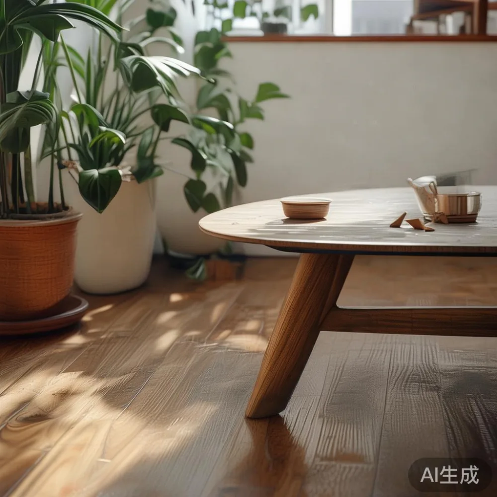 Gaya Pangsapuri Kecil Tanpa Sesak: Panduan Praktikal untuk Kondominium — corner of a small condo apartment with wooden fl