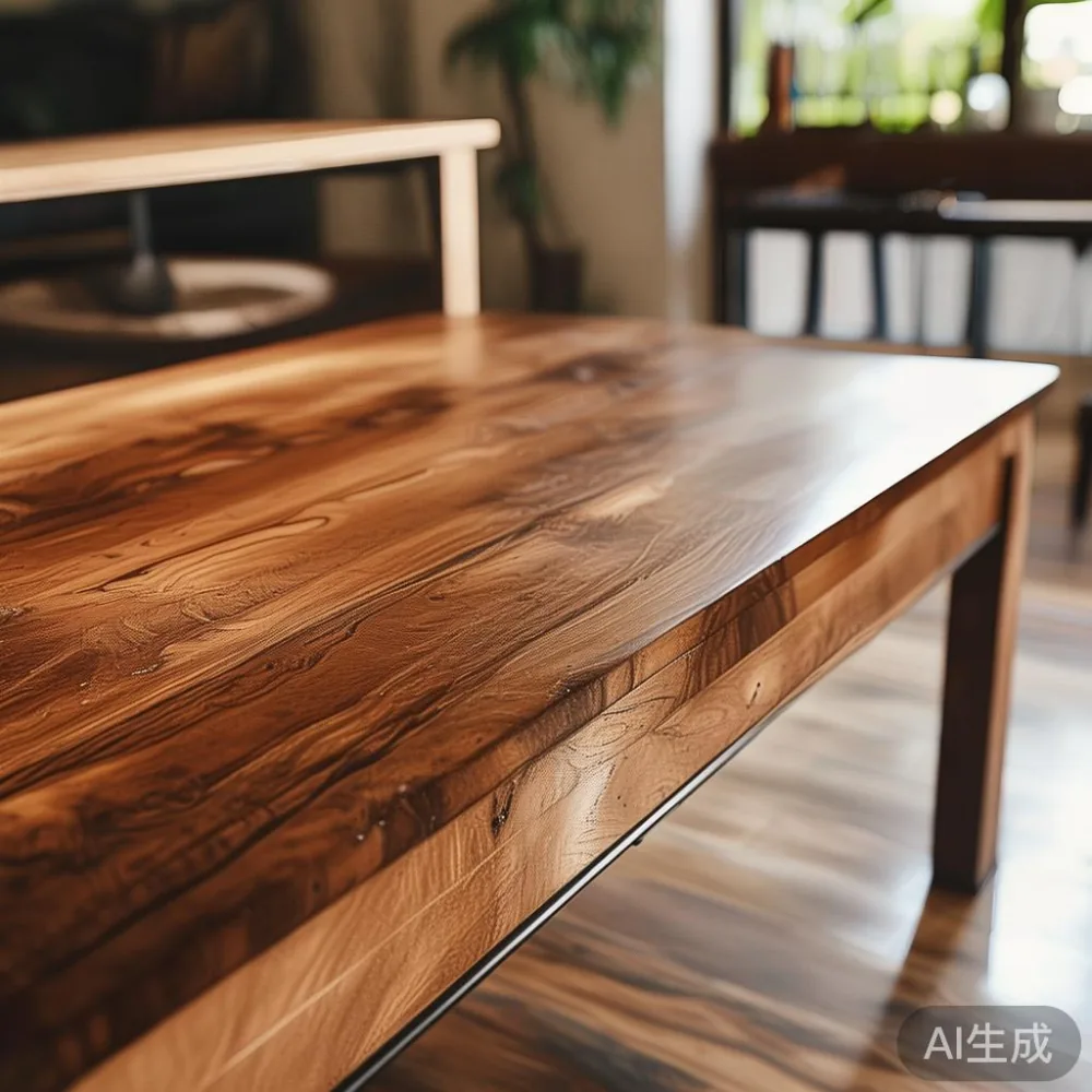 Kelembapan Tropical dan Kopi Kayu Pepejal: Panduan practicality untuk  — close-up of the grain and joinery detail, shallo