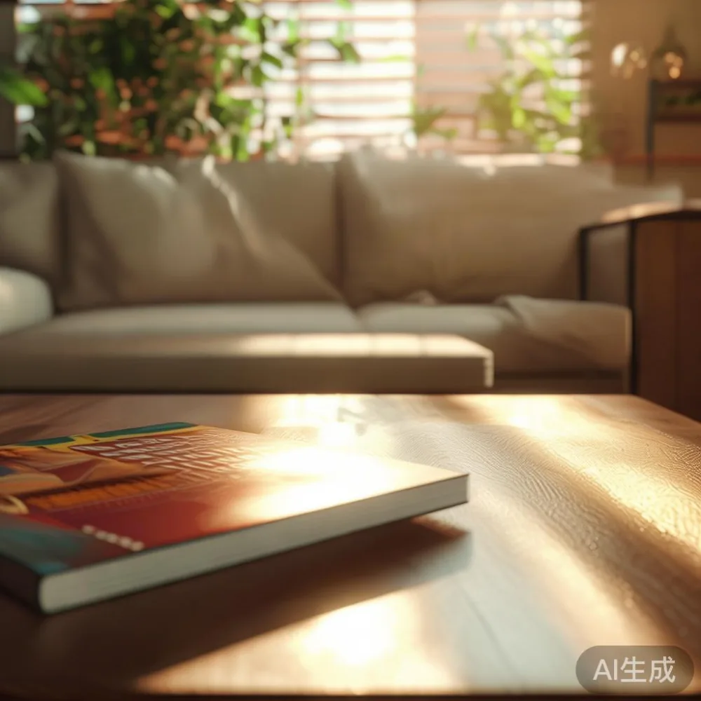 Menjaga Permukaan Laker Meja Kopi Anda di Iklim Tropika: Panduan Kompr — in a sunlit Singapore HDB living room, morning l