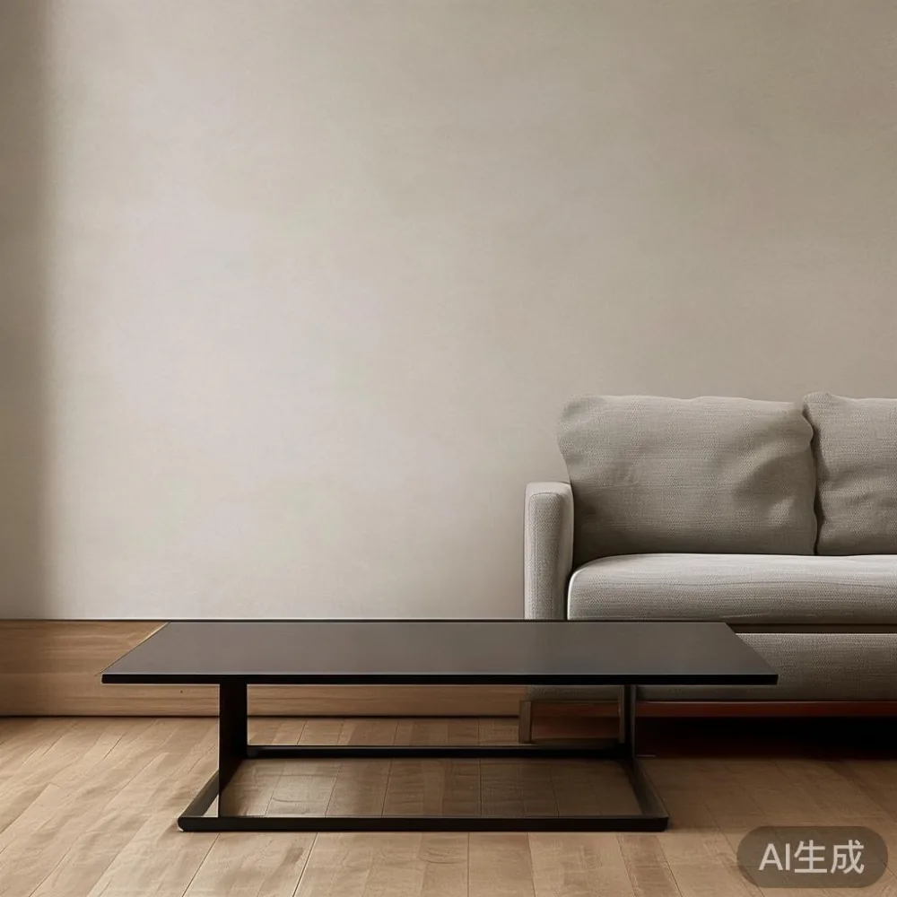 Menjaga Kemasan Lacquer Coffee Table My di Iklim Lembap Malaysia: Pand — staged against a plain wall with a linen sofa ne