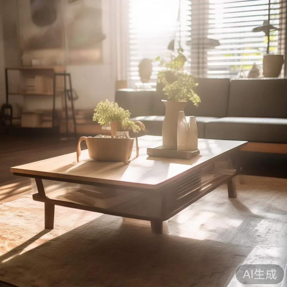 Coffee Table My: Cara Menyusun Perabot di Apartmen Kecil Supaya Tidak  — in a sunlit Singapore HDB living room, morning l