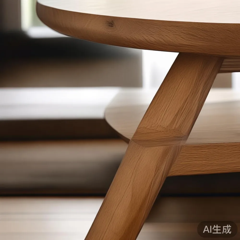 Cara Pilih Saiz Coffee Table Yang Tepat Untuk Ruang Tamu Kondominium A — detail of the base and leg construction on a bed