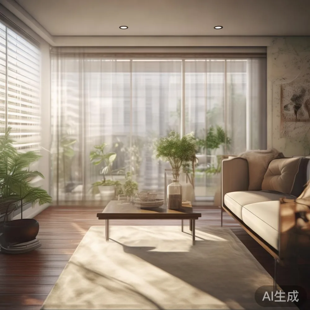 Menata Kondominium Kecil Anda: Rahsia Ruang Tamu Lega dengan Coffee Ta — in a sunlit Singapore HDB living room, morning l