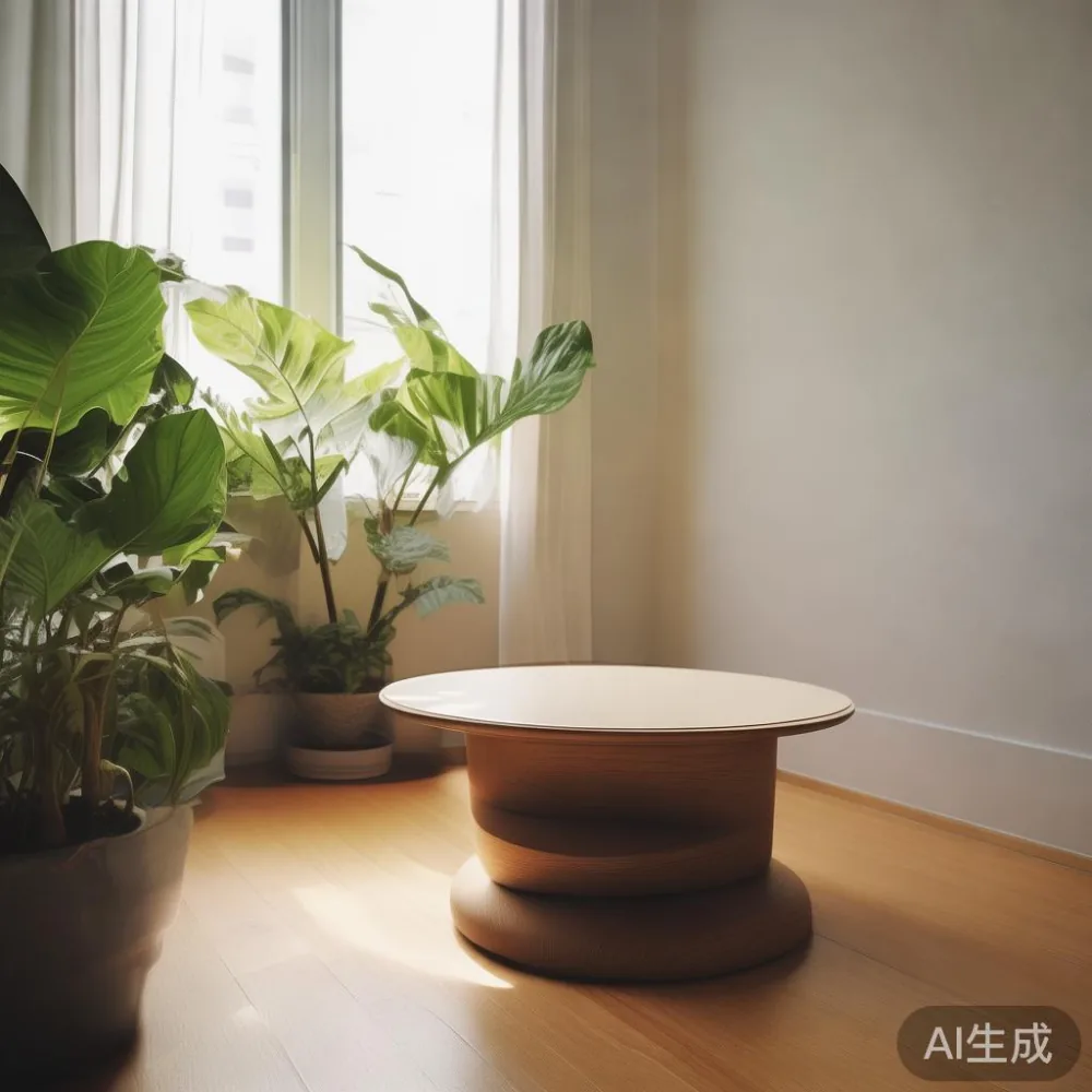 Panduan Saiz Coffee Table untuk Ruang Tamu HDB Singapura (2025) — corner of a small condo apartment with wooden fl