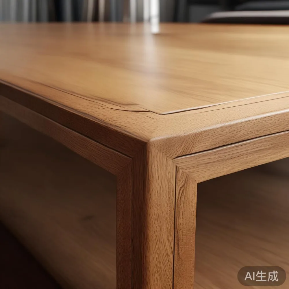 Realiti Penghantaran dan Pemasangan Perabot Kayu Pepejal Bila Beli Sec — close-up of the grain and joinery detail, shallo