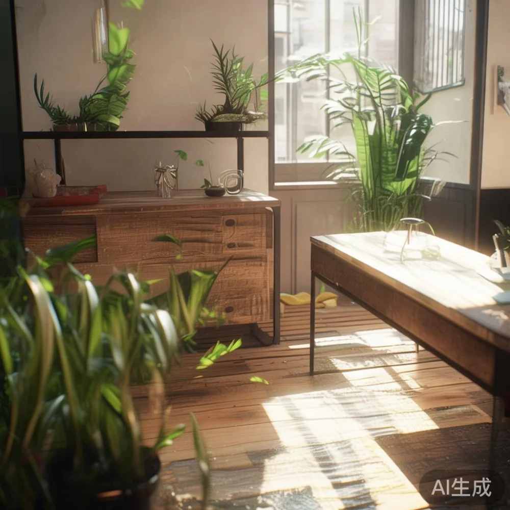 Cara Menghias Apartmen Kecil Tanpa Rasa Sesak — Panduan Coffee Table M — corner of a small condo apartment with wooden fl