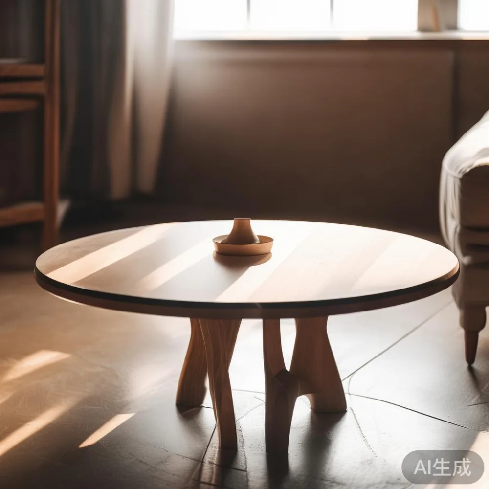 Cara Menghias Apartmen Kecil Tanpa Rasa Sesak — Panduan Coffee Table M — detail of the base and leg construction on a bed